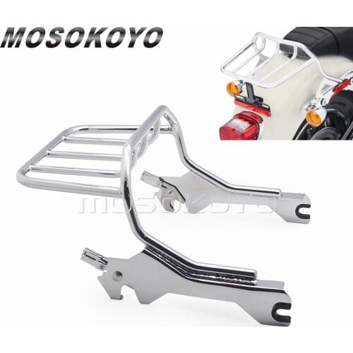 For Harley Fat Boy 114 FLFBS FLFB Breakout 114 FXBRS FXBR 2018-2020 Chrome Motorcycle Rear Solo Seat Luggage Rack Support Shelf