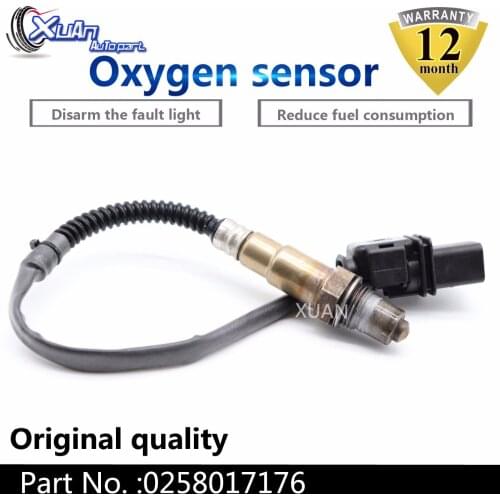 XUAN Lambda O2 Oxygen Sensor For Audi Porsche Seat Skoda Volkswagen Kasten Kombi EOS Golf V Passat Vanant 0258017176