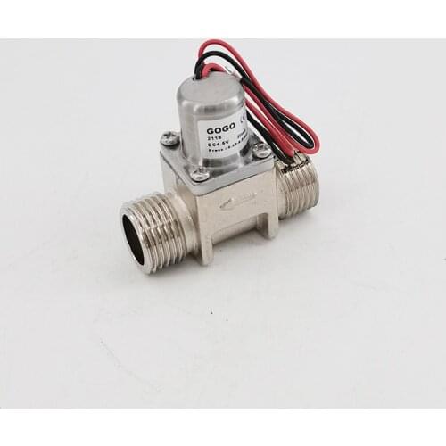 Micro pulse solenoid valve, 1/2" brass bistable valve for sensor sanitary , Bathroom and Urinal , energy saving valve