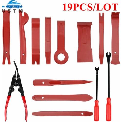 Car Disassembly Hand Tool Kit Car Interior Pry Tool Kit Door Clip Trim Panel Dashboard Removal Tool Car Radio Installer Tools
