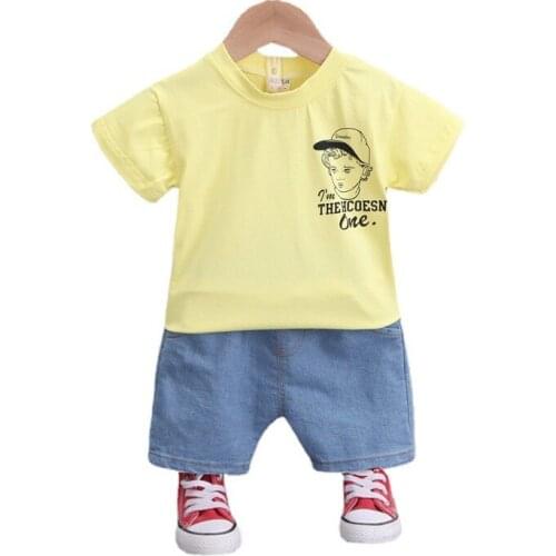 New Summer Baby Girl Clothes Children Boys Cotton Casual T-Shirt Shorts 2Pcs/Sets Toddler Sports Costume Infant Kids Tracksuits