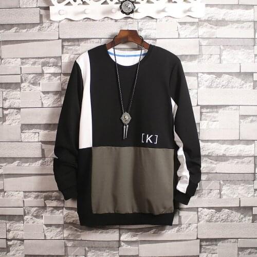 EL BARCO New Spring Casual Hoodies Men Sweatshirt Cotton Soft Black Male Tops Coat Harajuku White Grey Jacket Shirt Size L-3XL