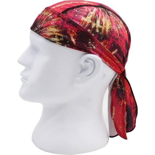 Unisex Outdoor Sport Cycling Cap Breathable Pirate Hat Bandana Headband Headwear Comfortable to Wear Adjustable