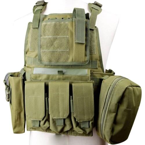 Molle Military Quick Release Tactical Vest Adjustable Outdoor Airsoft Paintball Protective Vest Hunting Shooting Safety Vest