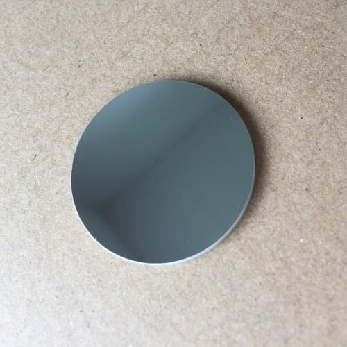 Total Reflection Mitsubishi Mirror Aluminum Plating On Optical K9 Glass Disc Mirror With 3 Cm Diameter Triangular Mirror