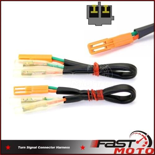 Motorcycle OEM Front Rear Turn Signal Wiring Harness Adaptor Connector Cable For Honda CB400SS NC41 NT 700 V CBR600 VT750 VT1300