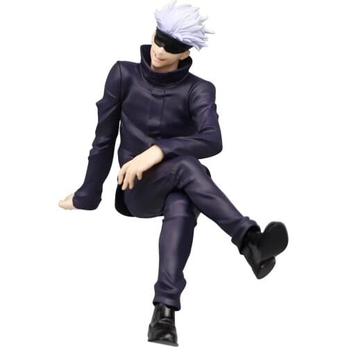 13cm Jujutsu Kaisen Satoru Gojo Noodle Stopper Figure Garage Kit PVC ABS Anime Action Model Toys