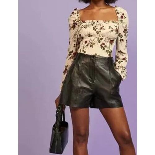 2021 Retro Floral Print Cropped Blouse Women Long Sleeve Bodycon Shirt 2021 Spring Ladies Elegant Tunic Chic Tops Bandage Blusas