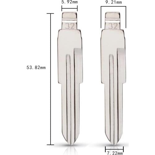#32 Metal Car Key Blade for KD VVDI JMD Remote key #32 for Fudi Foday