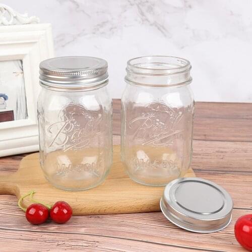 Sprouting Jar With Stainless Steel Screen Lid Wide Mouth Quart Mason Sprouter 304 Stainless Steel+Glass 1pc