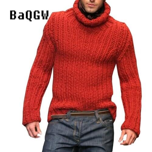 BAQGW Mens Wool Sweaters