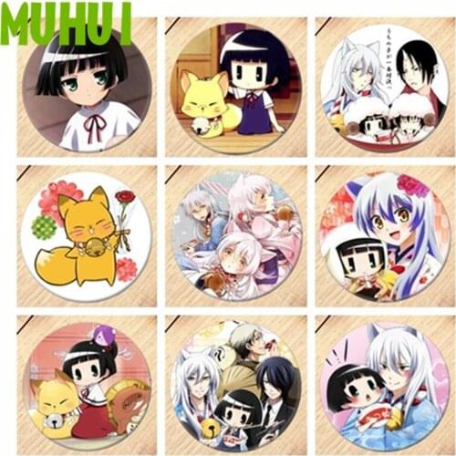 Free Shipping Anime Gugure! Kokkuri-san Brooch Pin Badge Accessories For Clothes Backpack Decoration Girls gift B154