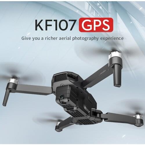 CC-C New Kf107 Folding Drone 4k Hd Gps Dual Camera Photography Drone 5g Wifi Fpv Brushless Professional Quadcopter 25min Rc Dron