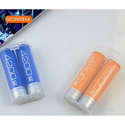 Cell Batteries Holder Plastic Case Portable Battery Case Holder Storage Box for AA & AAA Battery Rechargeable Full Cover