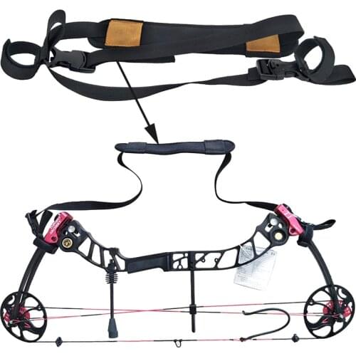 Compound Bow Carrying Case Hunting Portable Holder Shooting Shoulder Strap Protect Target Shooting Bow Strap Sling Compound Bow