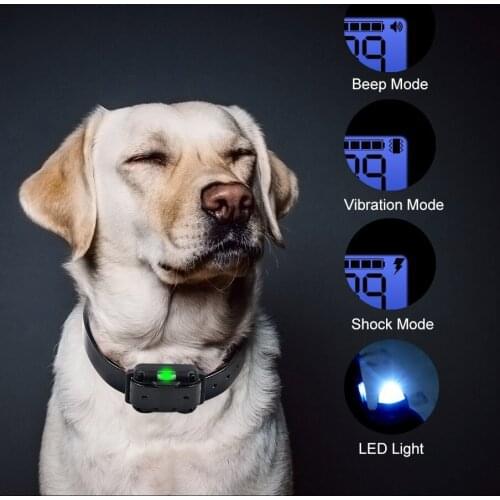 800m Electric Dog Training Collar Pet Remote Control Waterproof Rechargeable with LCD Display for All Size Shock Vibration Sound