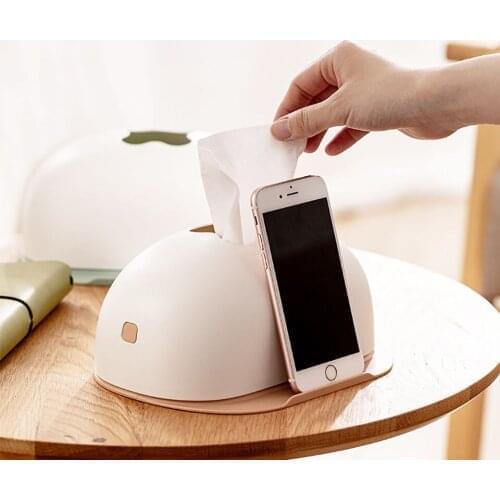 Household Indoor Toilet Tissue Storage Box Mobile Phone Holder Storage Area Dual-Use Office Dedicated Storage Box