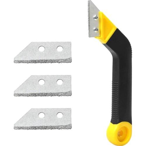 Tile Gap Caulk Grout Cleaning Remover Knife Blade for Window Wall Floor Tiles Seam Cleaner Scraper Tool with Replacement Head