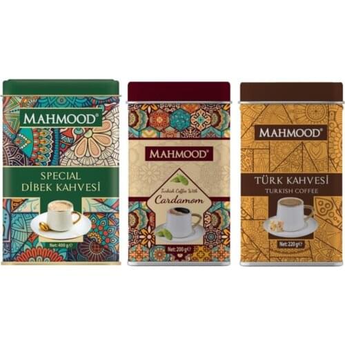 Stone mortar Coffee 400 G - Kakuleli Turkish Coffee 200G-Turkish Coffee 220 G English Coffee