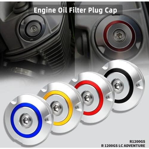 Engine Oil Filter Plug Cap For BMW HP2-Enduro R1200GS ADVENTURE LC R1200R R1200RT R1200S R1200ST R1250GS Oil Filter Cap Cover