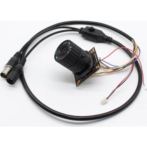 2mp HD 1080P CCTV Camera Module Starlight IMX307+NVP2441 4 in 1 AHD TVI CVI CVBS Security PCB board + cs lens osd cable