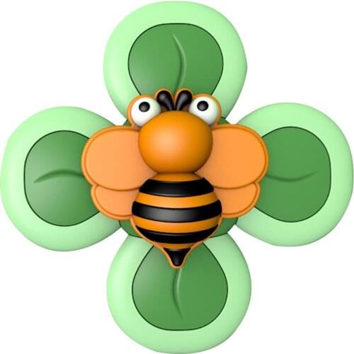 Cartoon Suction Cup Spinning Top Toy Baby Bath Toys hand spinner fidget Antistress toys stress reliever toys early Learning Toys