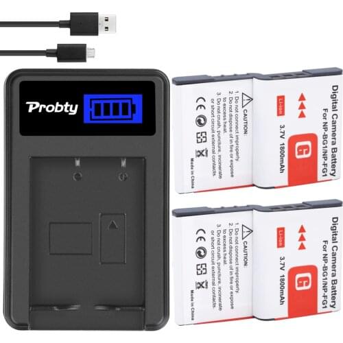 NP-BG1 1800mAh High Capacity Replace Battery&Charger for Sony DSC-N1 DSC-T2 DSC-H9 DSC-H10 DSC-H20 DSC-H50 DSC-H55 DSC-H7