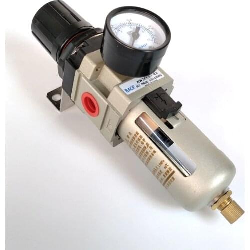 Pneumatic Air Filter Regulator AW3000-03 3/8'' Air Treatment Unit Manual Drain Type
