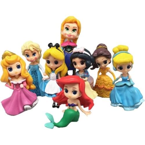 Sales! New princess Sofia Rapunzel doll beauty Belle Mermaid dolls toy set gifts for girls