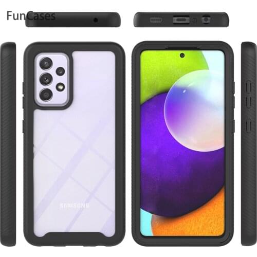 Luxurious PET Film Back Phone Shell For cover Samsung A52 Book Cases sFor Samsung Galaxy telefoon A52 4G Fundas Estojo galexy
