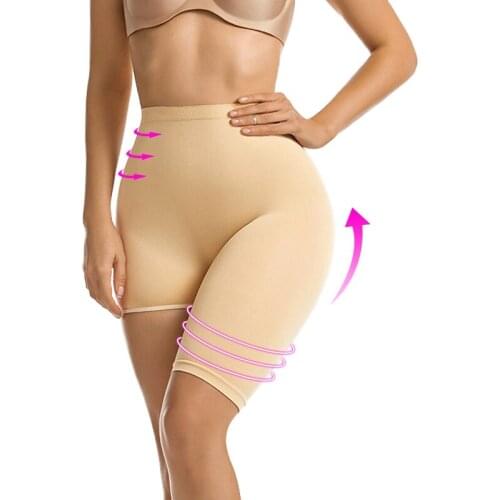 YAGIMI Slit Skirt Shapers Butt Lifter Seamless Women High Waist Slimming Tummy Control Panties Knickers Pant Briefs Shapewear