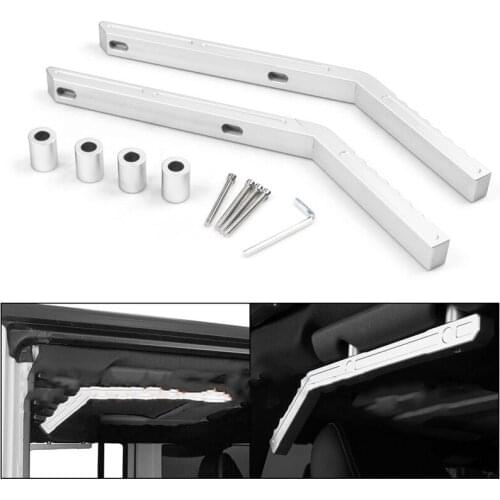 Rear Grab Handles Grip Bar CNC Aluminum for Jeep Wrangler JK 2007-2018