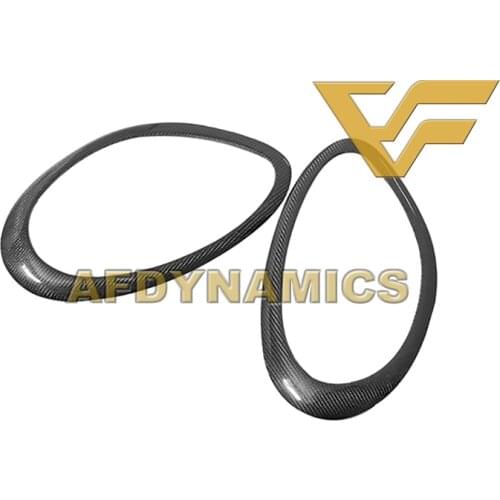 05-08 Cayman Carbon Fiber Headlight Eyelid Eyebrow Cover Trim