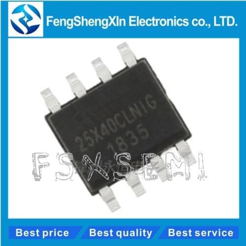 10pcs/lot W25X40 W25X40CLNIG FLASH 4MBIT 104MHZ SOP-8