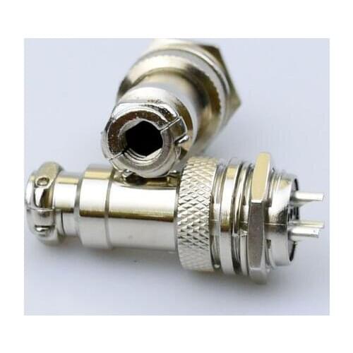 2pcs Aviation Plug Male Female Panel Metal Wire ConnectorGX20-2/GX20-3/GX20-4/GX20-5/GX20-6/GX20-7/GX20-8/GX20-9/GX20-10/GX20-12