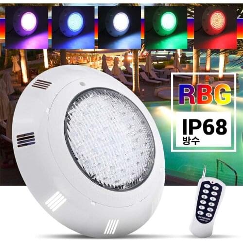 35W RGB Led Swimming Pool Light 360LED IP68 Waterproof AC/DC12V-24V Outdoor RGB UnderWater Light Pond Led Piscina Luz Spotlight