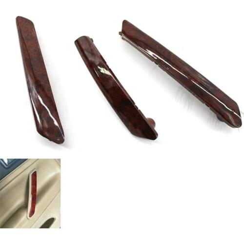 3X Peach Interior Door Pull Grab Handle Cover Trim for -Passat B5.5 1998-2005