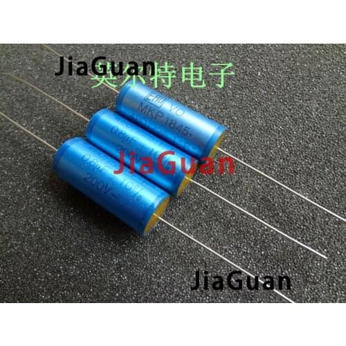 4PCS NEW VISHAY ERO MKP1845 0.8UF 200V 13X32.5MM axial film capacitor 0.8UF/200V HiFi audio MKP 1845 0.8U