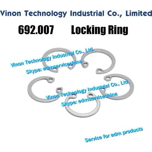 5pcs) 692.007 edm spare parts Locking Ring for CHALLENGE,CLASSIC,CUT1000,2000,3000 series 692007, 590692007 Safety Clips