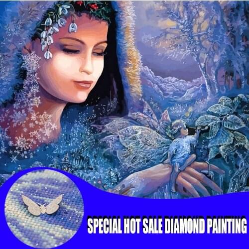 5D Diamond Painting Abstract Art Character Animal Figure Round Rhinestone Mosaic Kit Diamond Embroidery Home Decoration