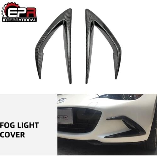 Car-styling FRP Fiberglass Front Bumper Duct Cover Fiber Glass Air Surround Body Kit Fit For Mazda MX5 ND5RC Miata Roadster SBLZ