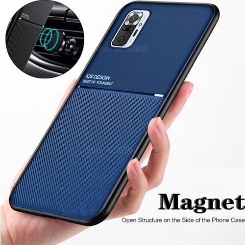 Cases for xiaomi redmi note 10 pro phone case for redmi note10pro note 10pro 10S not10 Magnetic Soft Protective Shockproof cover