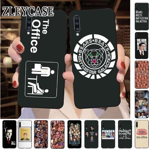 The office cast meme Michael Scott tv Phone Case For Samsung Galaxy A50 A10 A20 A20E A20S A40 A51 A70 A30 A6 A8 Mobile Cases