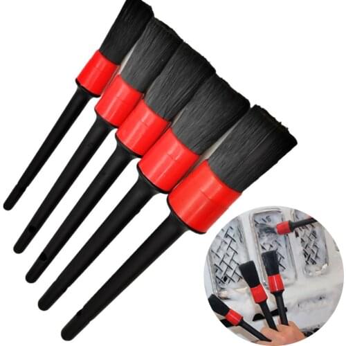 Car Detailing Kit 7pcs Wheel Tire Brush Soft Wheel Brush Car Wash Kit Automobile Tire Brush Car Washing Cleaning Accessories