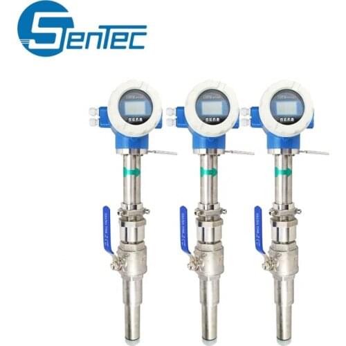 DN100 DN15 Insertion Clamp Liquid Electromagnetic Flow Meter With Sensor