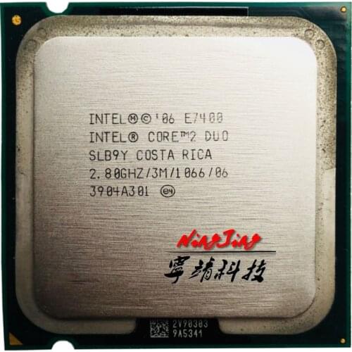 Intel Core 2 Duo E7400 2.8 GHz Dual-Core CPU Processor 65W 3M 1066 LGA 775