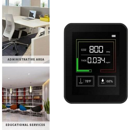 CO2 Meter Digital Temperature Humidity Sensor Tester Air Quality Monitor Carbon Dioxide Analyzers Gas Detector