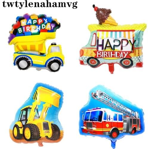 Boys Favorite Toy Car Foil Cartoon New Balloon Childrens Day Christmas Birthday Party Wedding School Season Holiday Gift