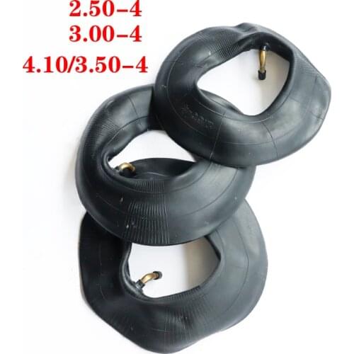 410/350-4 4.10/3.50-4 4.10-4 410-4 3.50-4 350-4 Tire Inner Tube Metal Valve for Electric Scooter Bike or more for 2.50-4 3.00-4