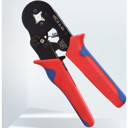 Multifunctional Wire Stripper Crimping Tool Kit - HSC8 /6- 4A Pliers ,Self-Adjusting 8 Inch Cutter Crimper,For Tube Terminal